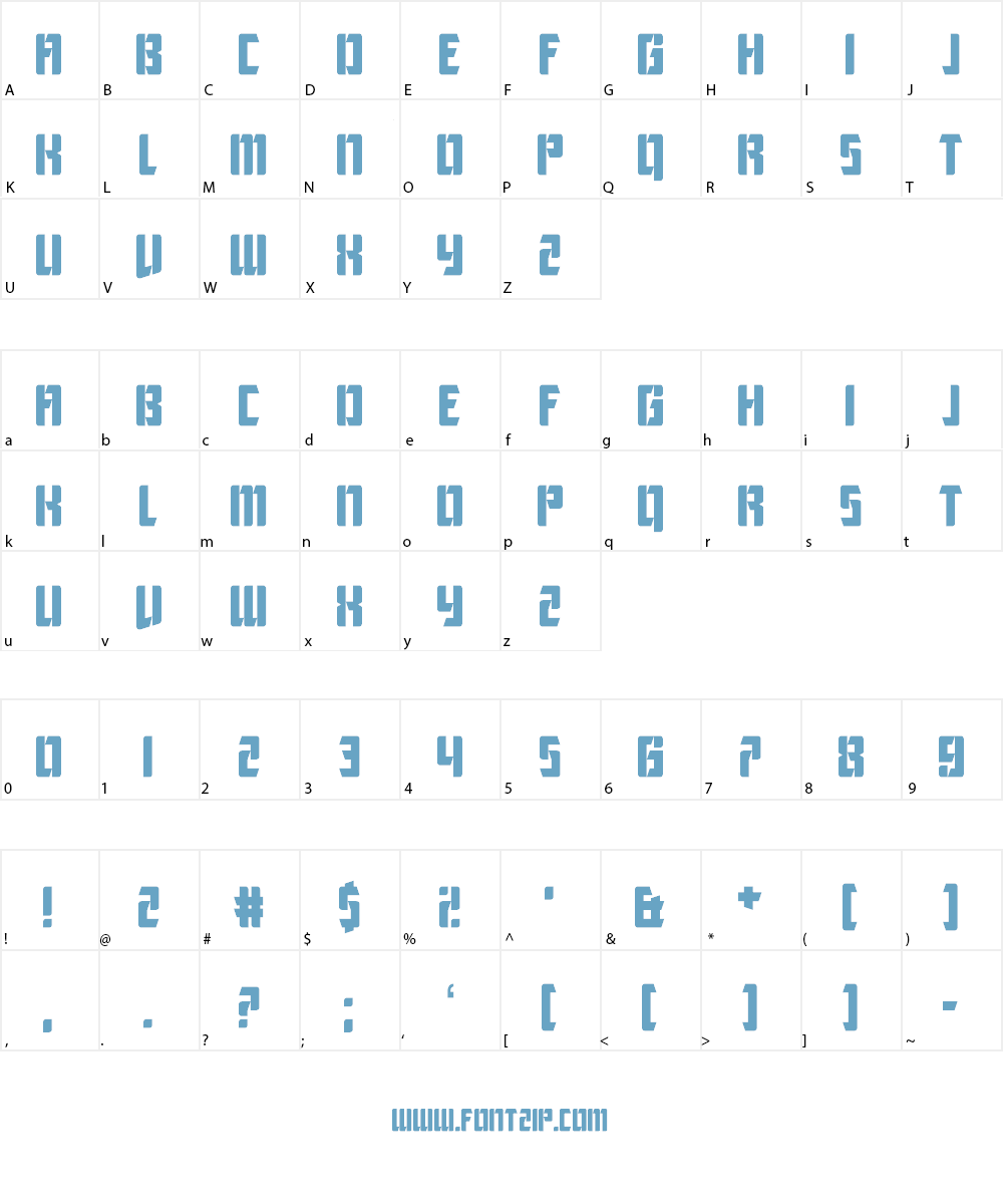 League of Extraordinary Justice Font Character